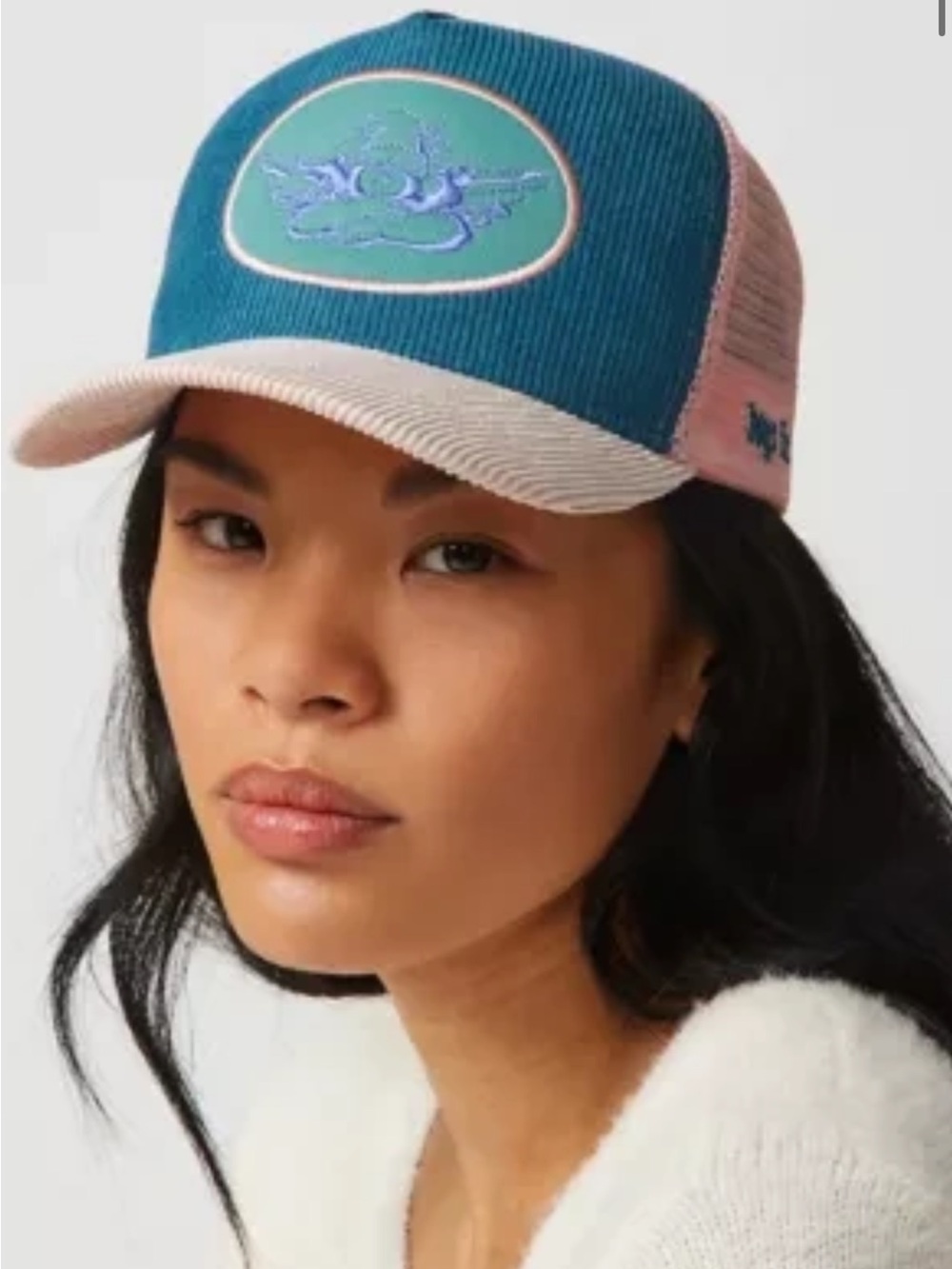 Boys Lie corduroy trucker hat